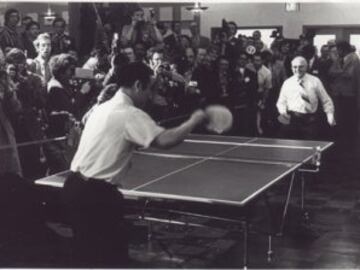 US President Richard Nixon travelled to China in 1972 on the back of what was referred to as 'ping-pong diplomacy'. A year before, the Chinese president Mao Zedong had invited a delegation of US players to play various matches against his countrymen. In t