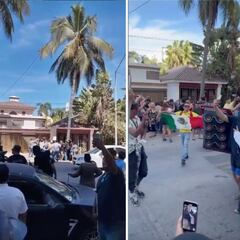 ¡Fuera el gringo! Mazatlecos protestan afuera de la casa del extranjero que corrió a trabajador en Mazatlán