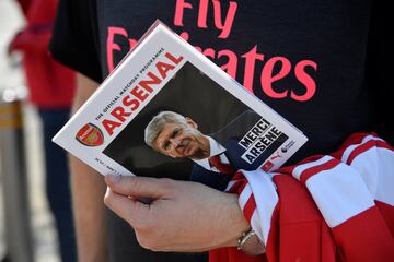 El Emirates recibe a Wenger tras el anuncio de su marcha