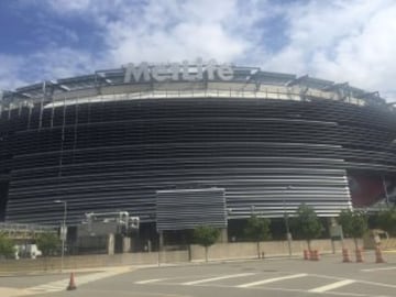 Colombia reconoce y entrena en el MetLife, estadio de Los Gigantes de Nueva York