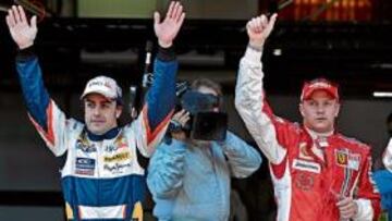 <b>COGE LA DIRECTA. </b>Alonso ya rozó el podio en Hungría, Bélgica e Italia antes de ganar en Singapur.