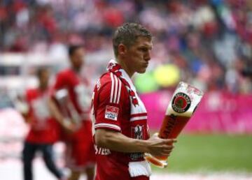 El Bayern celebra el título de campeón de la Bundesliga