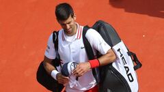 Novak Djokovic, durante el torneo de Montecarlo.