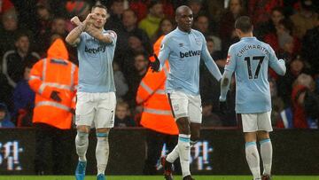 West Ham empata con el Bournemouth; Chicharito juega 30' y se va en blanco