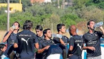 <b>CONCIENCIADOS. </b>Los jugadores no quieren sorpresas en la vuelta de la Europa League.