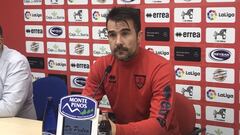 L&oacute;pez Garai durante una conferencia de prensa.