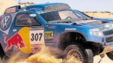 <b>A POR LA VICTORIA. </b>Sainz ya trabaja para buscar el triunfo con VW.