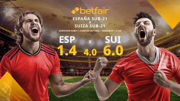 España Sub-21 vs. Suiza Sub-21: alineaciones, horario, TV, estadísticas y pronósticos del Europeo