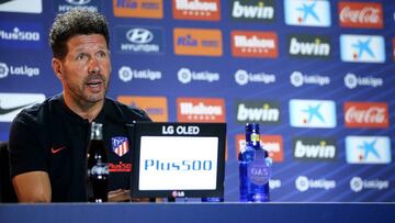 Diego Pablo Simeone durante una rueda de prensa
CLUB ATLÉTICO DE MADRID
29/06/2020
