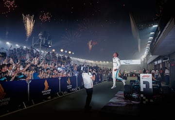 Lewis Hamilton at the Singapore GP in September 2018.