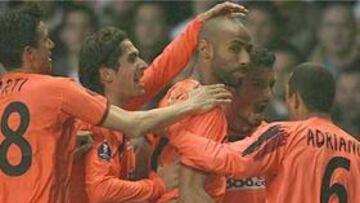 <B>CAMPEÓN.</B> El vigente campeón de la UEFA ya está en semifinales.