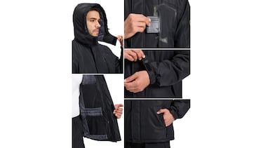 Este chubasquero con capucha desmontable es la mejor opción para realizar cualquier actividad al aire libre