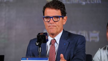 El entrenador italiano del Jiangsu Suning, Fabio Capello.