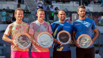 Juan Sebastián Cabal y Robert Farah cayeron en la final del Masters 1000 de Madrid.