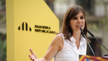 La portavoz de Esquerra Republicana (ERC) en el Parlamento de Cataluña, Marta Vilalta, interviene durante un acto de ERC, con motivo de la Diada, Día de Catalunya, a 11 de septiembre de 2023, en Barcelona, Catalunya (España). El independentismo llega a la Diada hoy con la amnistía en centro del debate y como condición para una hipotética investidura del candidato socialista y presidente en funciones, Pedro Sánchez, tras unos resultados electorales que dieron a ERC y a Junts la llave para facilitar un gobierno de PSOE y Sumar. La Diada de este año arranca con la tradicional ofrenda al monumento de Rafael Casanova en Barcelona, en la que participan partidos e instituciones.
11 SEPTIEMBRE 2023;DIADA;INDEPENDENCIA;CATALUNYA;ESTADO;INDEPENDIENTE;ERC
Alberto Paredes / Europa Press
11/09/2023