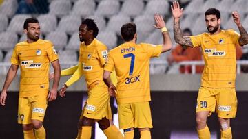 Barral se estrena con el APOEL en la goleada ante el Zakakiou