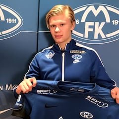 "Cuando Haaland llegó al Molde era un crío y no era bueno"