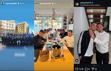 Así han disfrutado de la Navidad en la plantilla del Racing