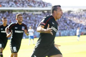 Futbol, Colo Colo vs Universidad Catolica
Quinta fecha, campeonato de Clausura 2016/17
El jugador de Colo Colo Esteban Paredes celebra su gol contra Universidad Catolica durante el partido de primera division disputado en el estadio Monumental de Santiago, Chile.
04/03/2017
Ramon Monroy/Photosport
*************

Football, Colo Colo vs Universidad Catolica
Fifth date, Clousure Championship 2016/17
Colo Colo's player Esteban Paredes celebrates after scoring against Universidad Catolica during the first division football match at the Monuemnatl stadium in Santiago, Chile.
04/03/2017
Ramon Monroy/Photosport