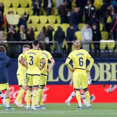 El Villarreal no sabe lo que es llegar al descanso ganando en casa