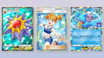 pokemon tcg pocket mejor baraja mazo deck agua misty lapras ex starmie ex