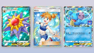 pokemon tcg pocket mejor baraja mazo deck agua misty lapras ex starmie ex