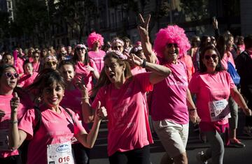 Las calles de Madrid se ti?en de rosa