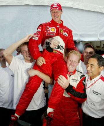 2003. Sexto mundial F1 y cuarto de la era Ferrari. Gran premio de Japón.