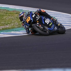 Marini vuela en la primera jornada de test en Jerez