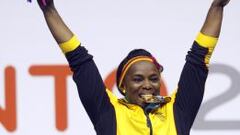 Ubaldina Valoyes cierra las pesas con el oro número 13