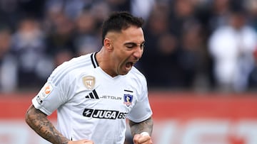 Futbol, Colo Colo vs Huachipato
Fecha 18, Liga de Primera 2025
El jugador de Colo Colo Javier Correa, centro, celebra su gol durante un partido de primera division contra Huachipato disputado en el estadio Monumental en Santiago, Chile.
03/08/2025
Felipe Zanca/Photosport
Football, Colo Colo vs Huachipato
18th turn, First Division League 2025
Colo Colo player Javier Correa, center, celebrates his goal during a first division match against Huachipato at the Monumental stadium in Santiago, Chile.
03/08/2025
Felipe Zanca/Photosport