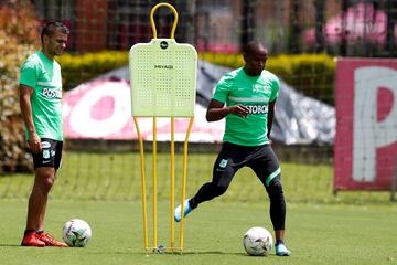 Imágenes del entrenamiento de Atlético Nacional previo al partido ante Bucaramanga