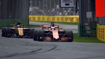 Fernando Alonso y Nico Hulkenberg