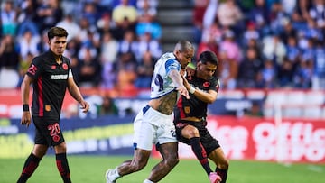 during the 12th round match between Pachuca and Toluca as part of the Liga BBVA MX Varonil, Torneo Clausura 2026 at Hidalgo Stadium, on March 22, 2026 in Pachuca, Hidalgo, Mexico.