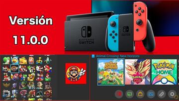 Nintendo Switch se actualiza a la versión 11.0.0: todas las novedades y cambios