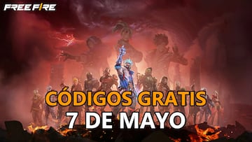 codigos gratis free fire 7 de mayo