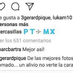 Piqué vuelve a vacilar a Casillas: "Un alivio no verte la cara"