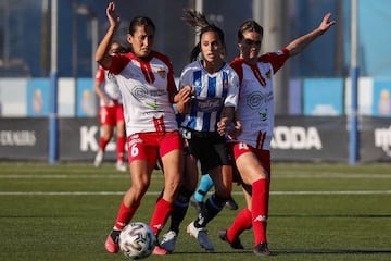 Brenda, del Espanyol, el sábado ante el Santa Teresa.