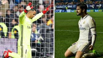 Keylor e Isco se rebelan