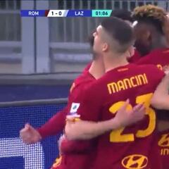 Resumen y goles del AS Roma vs. Lazio de Serie A