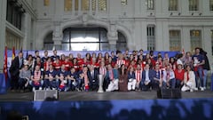 Atlético toast twin triumphs with their people at Neptuno