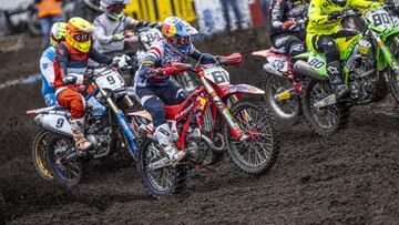 Jorge Prado (61), con la GasGas en el MX Lugo.