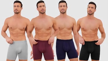 Calzoncillos bóxer de bambú para hombre