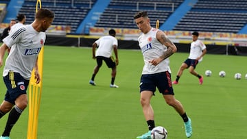 La Selecci&oacute;n Colombia entren&oacute; en el Metropolitano de Barranquilla para preparar el duelo ante Argentina por la fecha 8 de las Eliminatorias Sudamericanas