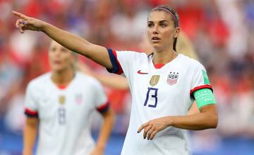 Alex Morgan, jugadora de Estados Unidos.