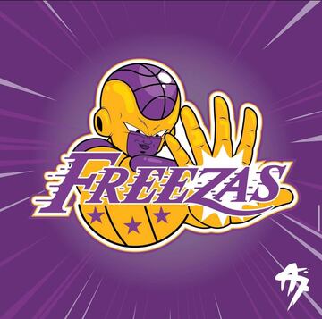 El increíble resultado de mezclar los logos de la NBA con Dragon Ball