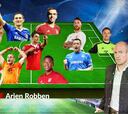 Robben elige el 11 ideal de los compañeros con que ha jugado
