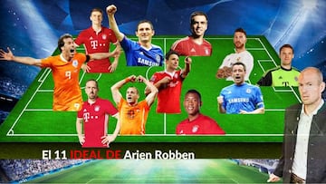 El once ideal de Robben.