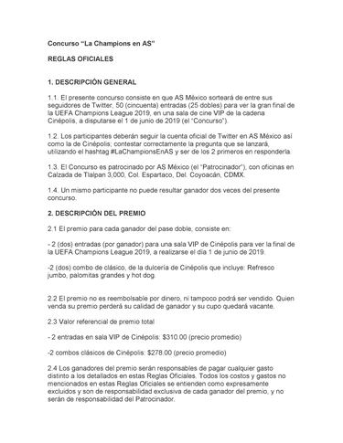 Cinépolis y As México te llevan al cine a ver la Final de la Champions League