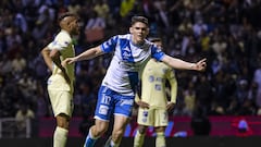 <br><br>

 Israel Reyes celebra su gol 1-2 de Puebla durante el partido Puebla vs America, correspondiente a la Jornada 17 del Torneo Apertura 2022 de la Liga BBVA MX en el Estadio Cuauhtemoc, el 30 de Septiembre de 2022.